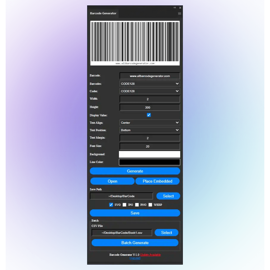 Barcode Generator Barcode Generator Plugin for and
